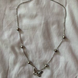 butterfly charm necklace